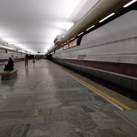 Photo taken at Станция метро «Молодёжная» by Artyom P. on 12/29/2018