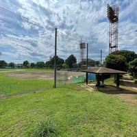 Photo taken at 東村山運動公園 野球場 by noi on 7/20/2022