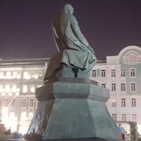 Photo taken at Памятник Ф. М. Достоевскому by Tamara Z. on 8/31/2018