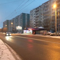 Photo taken at Остановка  &amp;quot;Парковская&amp;quot; by Иван Ф. on 12/11/2015