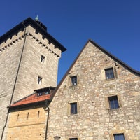 Die Veste Wachsenburg Holzstich Thüringen Museum Hohenlohe Turm P 0287 Gerahmt