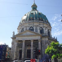Photo taken at Frederik´s Church (The Marble Church) by Keith L. on 7/7/2015
