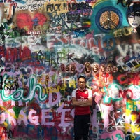 Photo taken at Lennon Wall by Alexandero L. on 5/21/2018