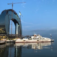 Photo taken at Dəniz Vağzalı / Baku Seaport by Kamilla I. on 1/19/2022