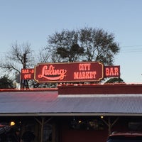 Photo taken at Luling City Market by Rose on 1/13/2016