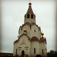Photo taken at строящаяся церковь by Анастасия С. on 6/14/2014