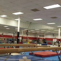 Photo taken at West Houston Gymnastics Club by Geoff C. on 11/4/2013