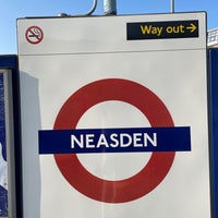 Photo taken at Neasden London Underground Station by Janet B. on 5/23/2023