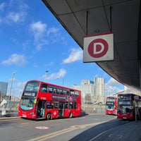 Photo taken at North Greenwich Bus Station by Janet B. on 2/23/2022