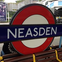 Photo taken at Neasden London Underground Station by Janet B. on 5/30/2013