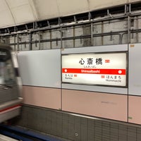 御堂筋線 心斎橋駅 1番ホーム アメリカ村 Osaka 大阪府