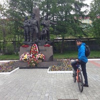 Photo taken at Памятник пограничникам Арктики by Олёна О. on 6/14/2015