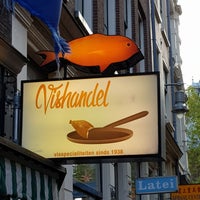 Photo taken at Amsterdamsche Vischhandel sinds 1938 by Pepijn v. on 10/21/2017