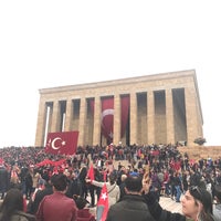 Photo taken at Anıtkabir by Hale on 10/29/2017