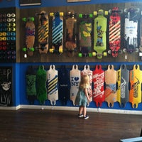 Photo taken at Bustin Boards Skateboard Shop by Megan Q. on 6/1/2013