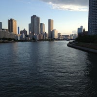 Photo taken at Tsukuda-Ohashi Bridge by hirohiro2000x on 5/3/2013