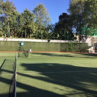 Photo taken at Centro Asturiano Canchas De Tenis by Serch D. on 10/29/2015