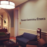 Photo taken at Kennedy Institute of Ethics by Kelly H. on 11/17/2013