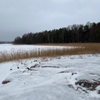 Photo taken at Lehtisaaren uimaranta by Mikko K. on 1/2/2022
