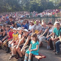 Photo taken at Зеленый театр by Mikhail P. on 7/18/2014