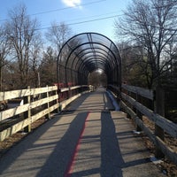 Photo taken at Monon Trail at Broad Ripple Apartments by Jamie R. on 2/23/2013