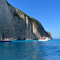 Photo taken at Navagio by Jan R. on 10/26/2022