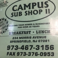 Photo taken at Campus Sub Shop II by Alicia F. on 6/3/2017