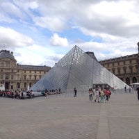 Photo taken at Louvre Pyramid by A &amp;amp; A on 9/4/2017