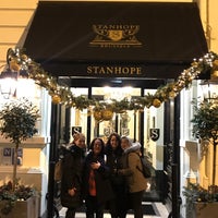 Photo taken at Stanhope Hotel by Elif Can G. on 12/27/2018