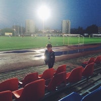 Photo taken at стадион за д.с.Антей by Дарья Щ. on 7/28/2014