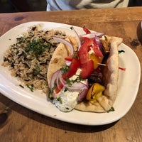 Photo taken at Opa! Authentic Greek Cuisine by Ishani S. on 5/13/2018