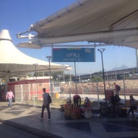 Photo taken at BRT - Estação Fundão (Terminal Aroldo Melodia) by Thalyta P. on 8/29/2016