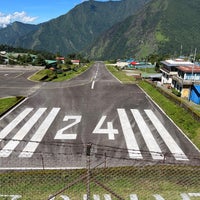 Photo taken at Tenzing-Hillary Airport (LUA) by Mihail Z. on 7/16/2022