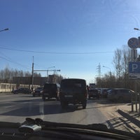 Photo taken at Перекресток ул. Подводников/Архангельское шоссе by Костя К. on 4/28/2016