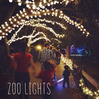 Photo taken at Houston Zoo Lights 2012 by Melissa G. on 12/24/2012