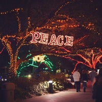 Photo taken at Houston Zoo Lights 2012 by Melissa G. on 12/24/2012