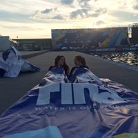 Photo taken at FINA-2015 Highdiving venue by Olya K. on 8/7/2015