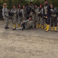 Photo taken at Riva Paintball by Sinan C. on 4/25/2015