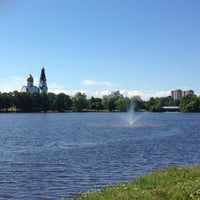 Photo taken at Фонтан на озере Сестрорецкий Разлив by Alisa on 6/23/2015