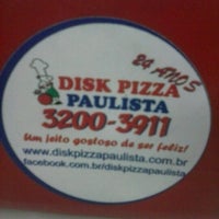 Das Foto wurde bei Disk Pizza Paulista von Jefér B. am 10/25/2012 aufgenommen