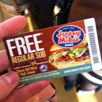 Photo taken at Jersey Mike&#39;s Subs by Tyler J. on 1/31/2013