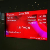 Photo taken at Gate 37B by Daru D. on 5/21/2016