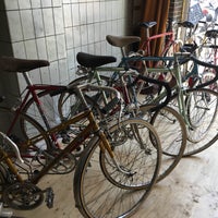 Photo taken at Willem&amp;#39;s Vintage Bikes by Yasmin V. on 5/6/2016