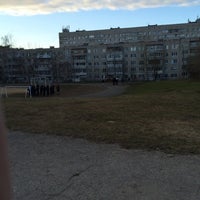 Photo taken at Стадион школы №54 by Yana T. on 4/20/2016