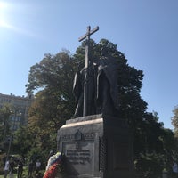 Photo taken at Памятник Кириллу и Мефодию by Thomas B. on 8/28/2021
