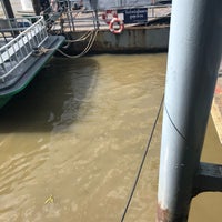 Photo taken at Dindaeng Cross River Ferry Pier by May M. on 6/3/2018