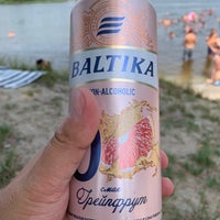 Photo taken at пляж на Пуховке by Yu T. on 7/15/2021