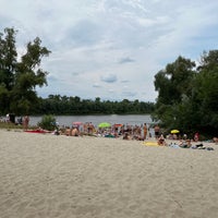 Photo taken at пляж на Пуховке by Yu T. on 7/24/2022
