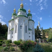 Photo taken at Vydubychi monastery by Yu T. on 9/19/2020