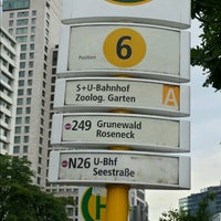 H S U Zoologischer Garten Bus Stop In Berlin